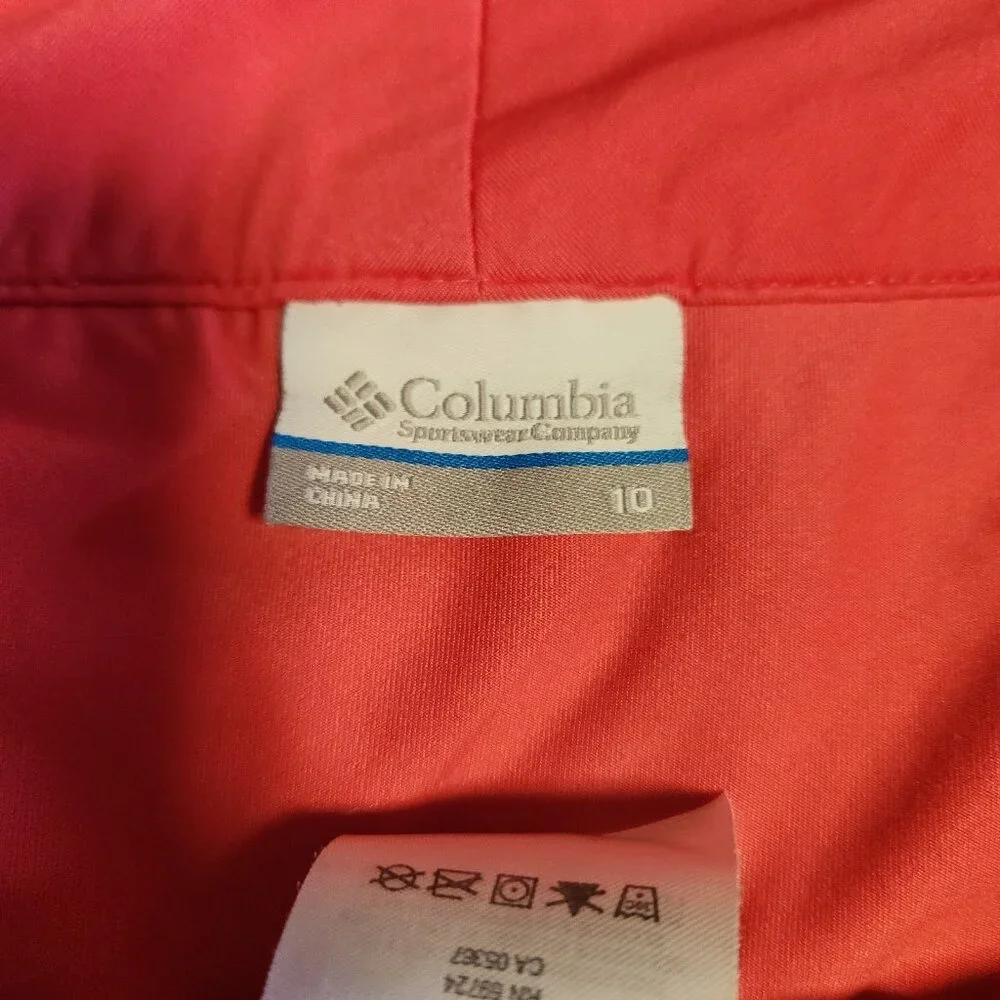 Columbia PFG Skort‎ Stretch Pockets Pink Tennis Golf Pickleball Womens 10